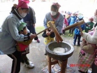 餅つき